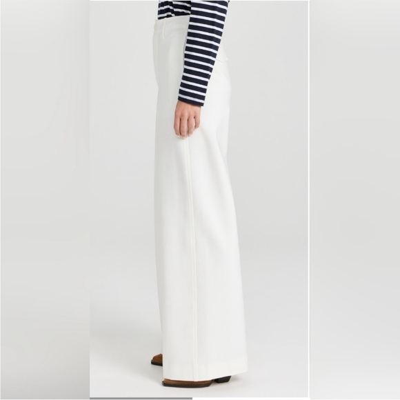 Rag & Bone Sofie wide leg pant white linen NWT - Picture 4 of 13